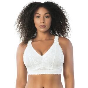 Parfait Women's Adriana Wire-Free Lace Bralette Style P5482 - Pearl White NWT
